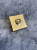 Кнопка Matte gold stone