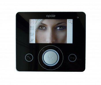 OPALE W BLACK Абонентское устройство OPALE WIDE с цветным сенсорным 4,3" дисплеем, цвет чёрный лак 62100260